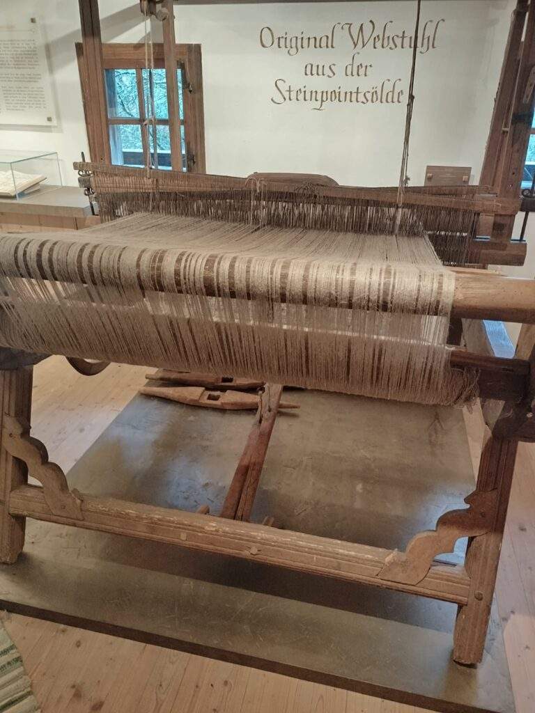 Franz Xaver Webstuhl im Museum Schärding